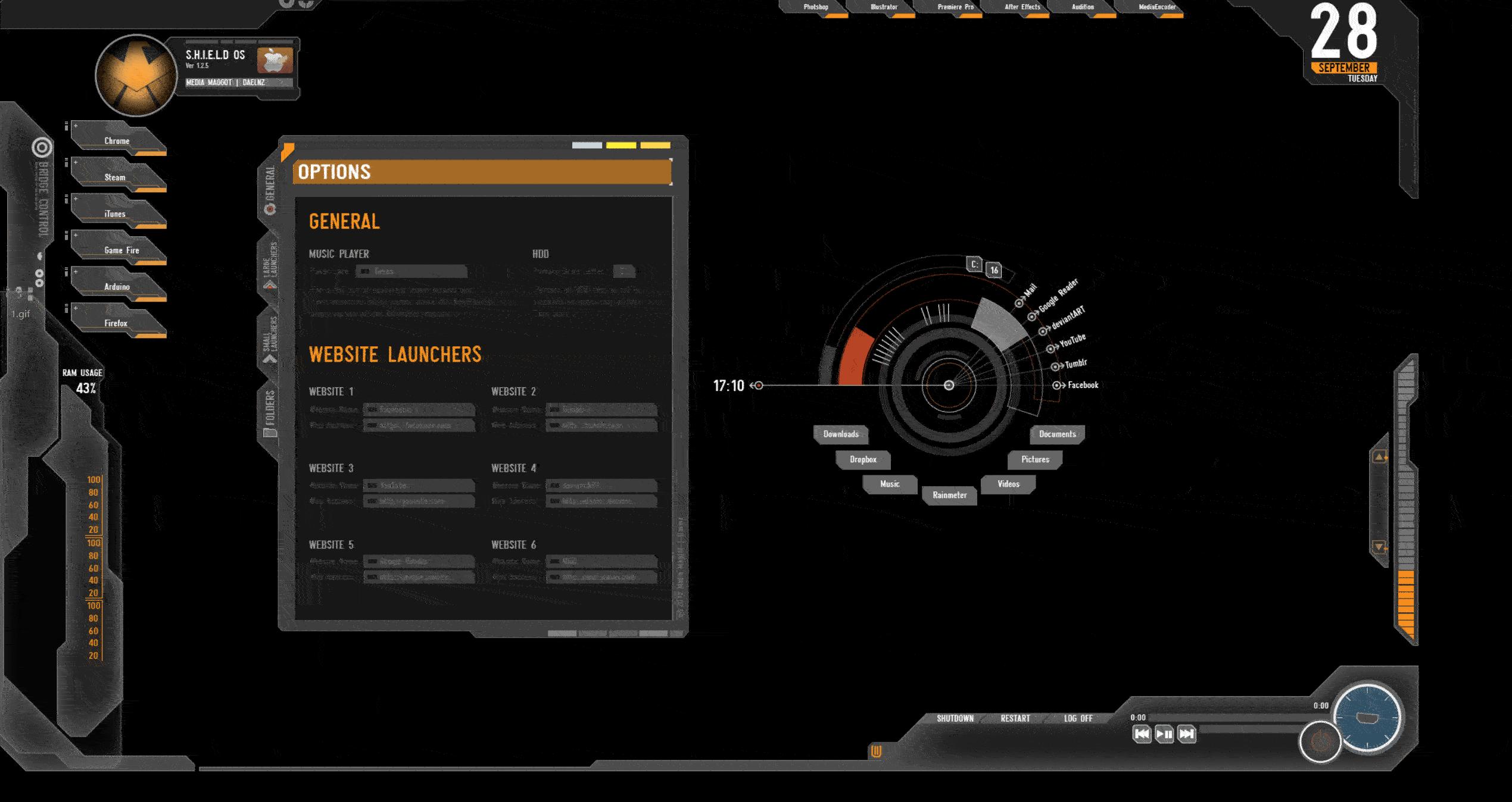 rainmeter怎么美化图标,如何通过致美化下载rainmeter