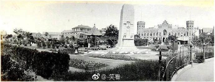 天津百年老街图,百年天津老照片