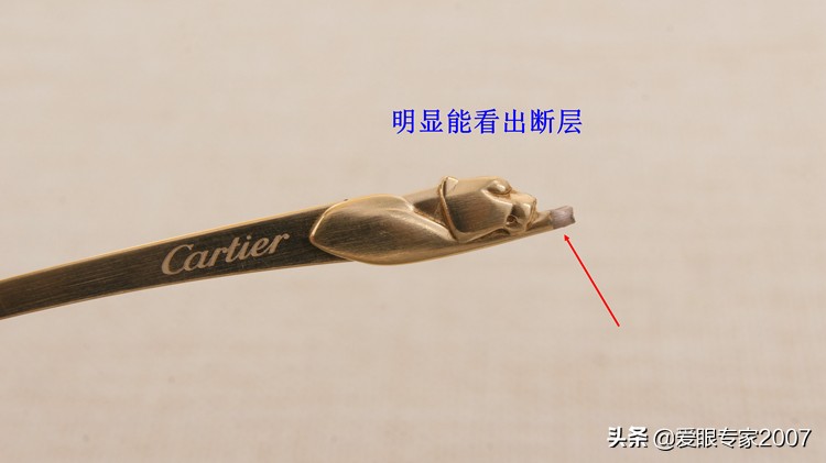 卡地亚眼镜珍贵材质系列,卡地亚眼镜金色的都是什么材质