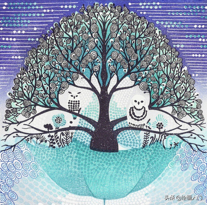 视觉冲击强的版画作品,单色版画种类作品欣赏