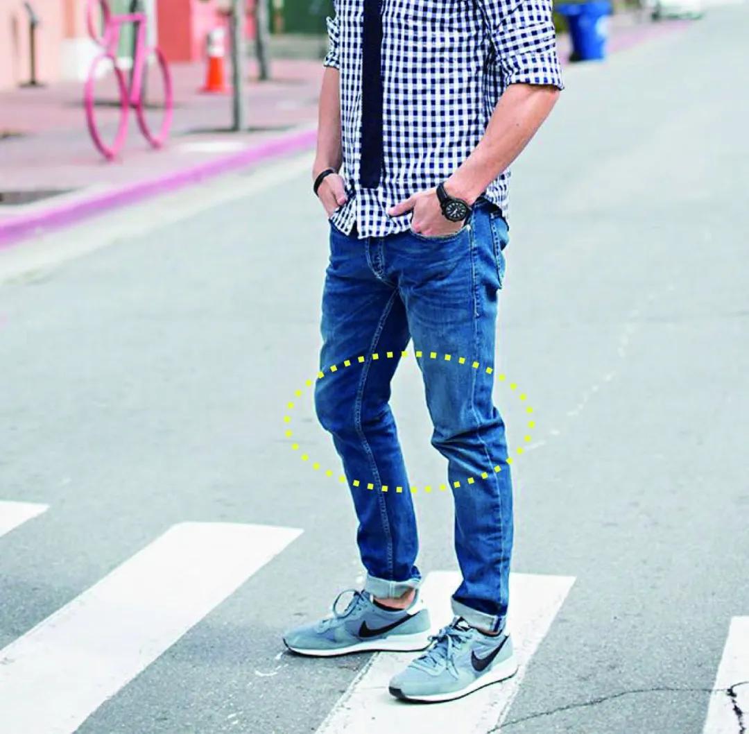 合身小脚牛仔裤选方法,牛仔裤的怎么改合身