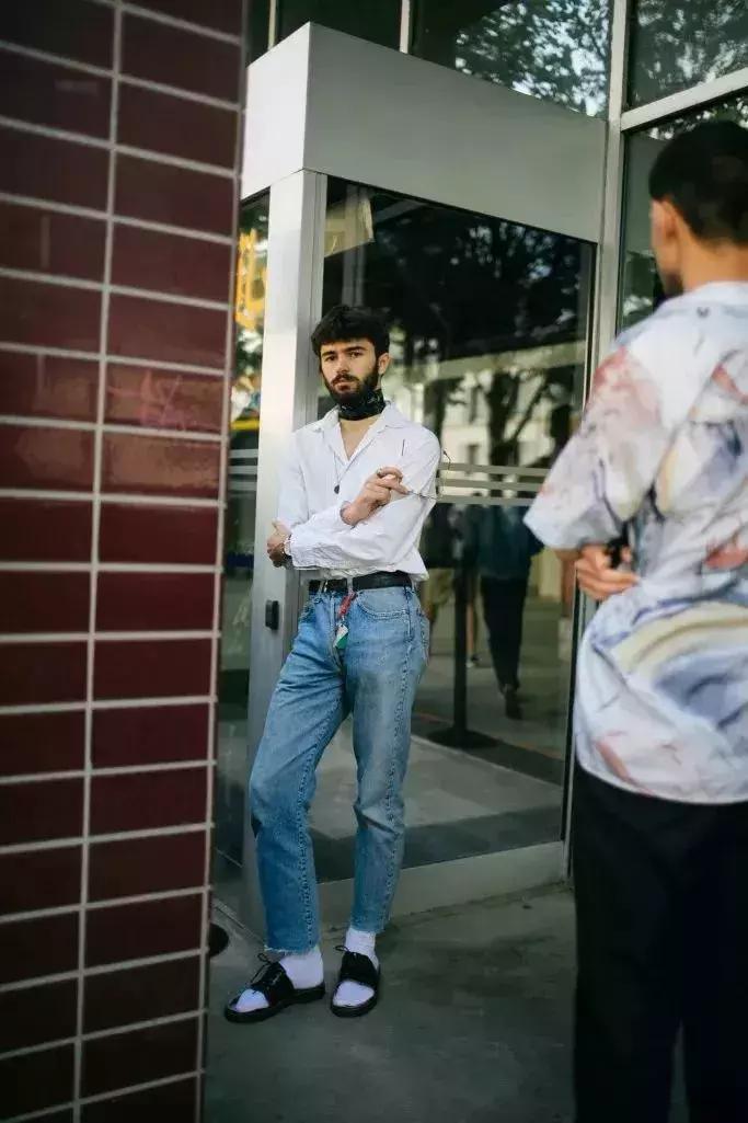 牛仔要水洗到什么程度才时髦,复古水洗垂感牛仔