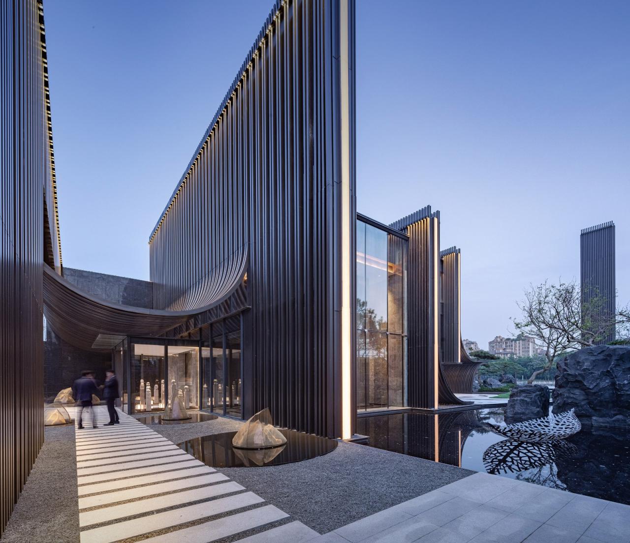 美的禹洲大河实景,扬州美的禹洲大河艺术馆