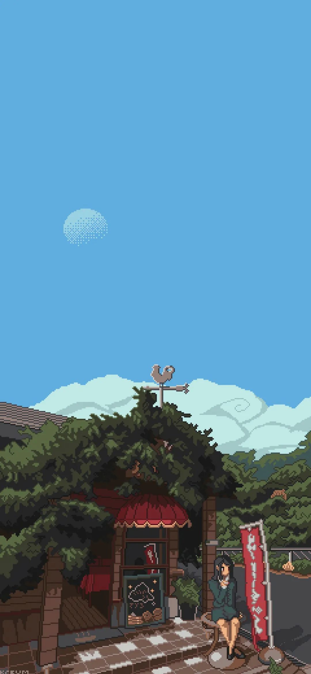 壁纸插画像素风,壁纸推荐像素风和插画风