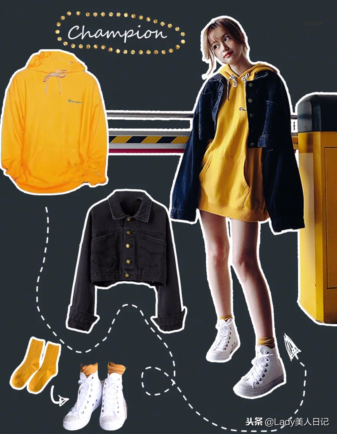 卫衣+裙子又被穿火了，加个小帽子可爱死了，什么身材都能穿