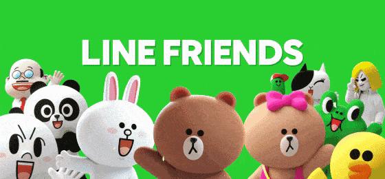 linefriends布朗熊可妮兔公仔,布朗熊linefriends