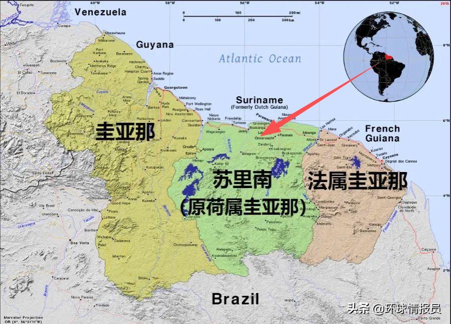 南美洲为什么还有个哥伦比亚,南美圭亚那属于哪个国家