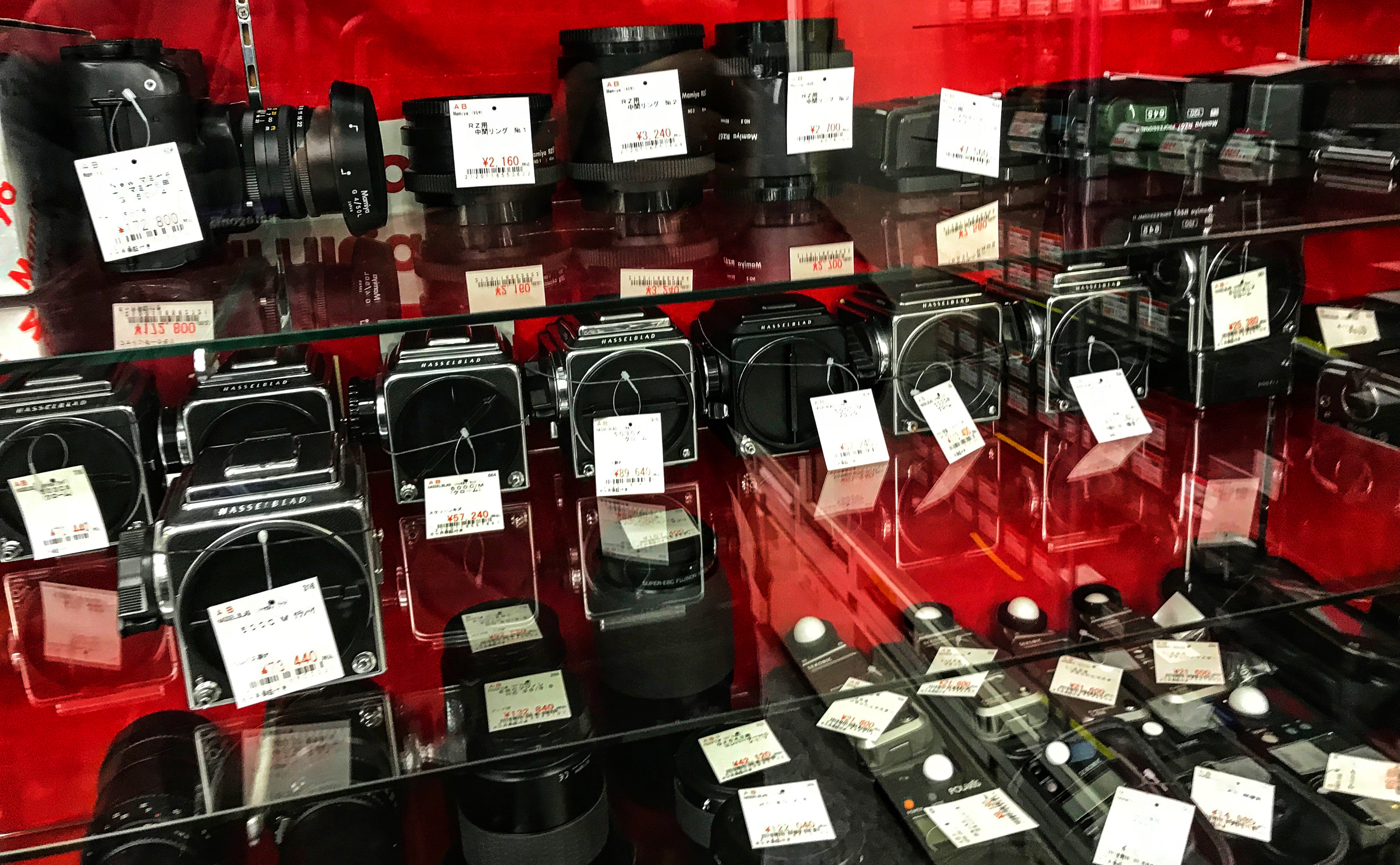 东京市新旧摄影器材店,东京摄影器材中古店