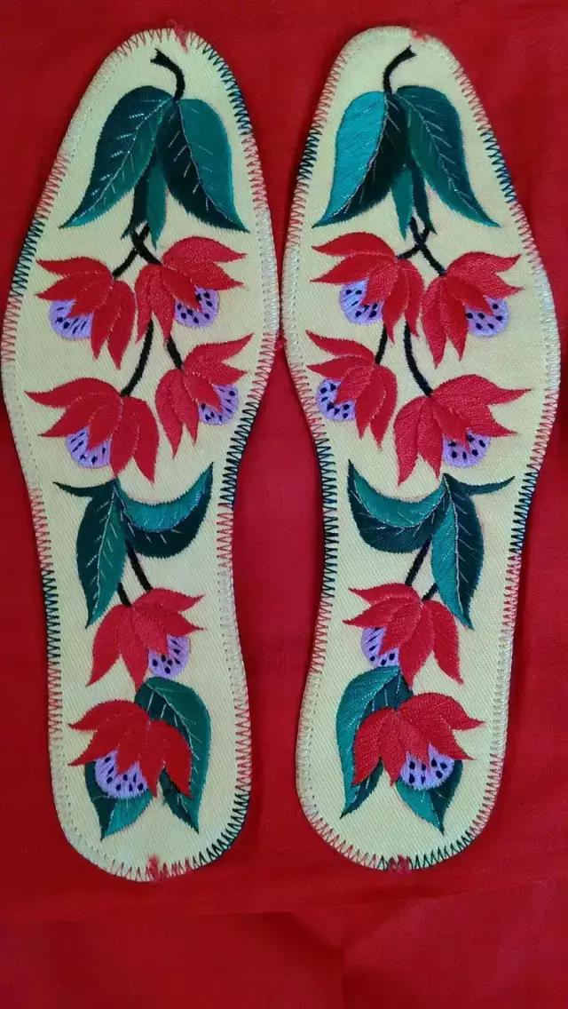 刺绣鞋垫图案大全详细图,惊艳绝伦刺绣鞋垫欣赏
