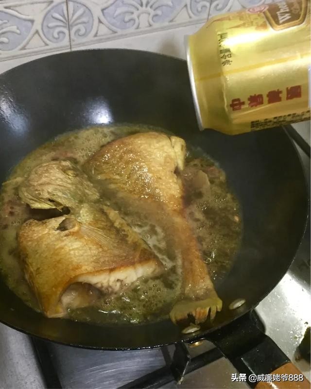 大厨教你炖黄花鱼,香嫩入味还不腥的炖鱼