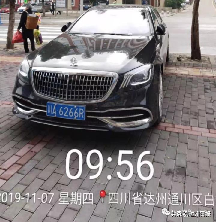 达城交通违章整治,达州达城违停车辆