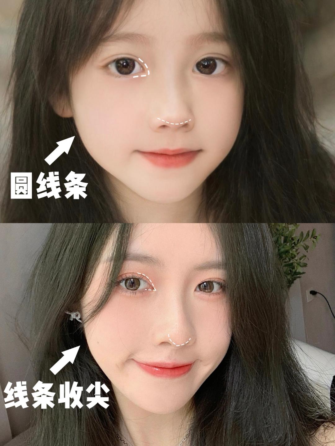 你是什么脸型适合什么发型动画,五官脸型整容