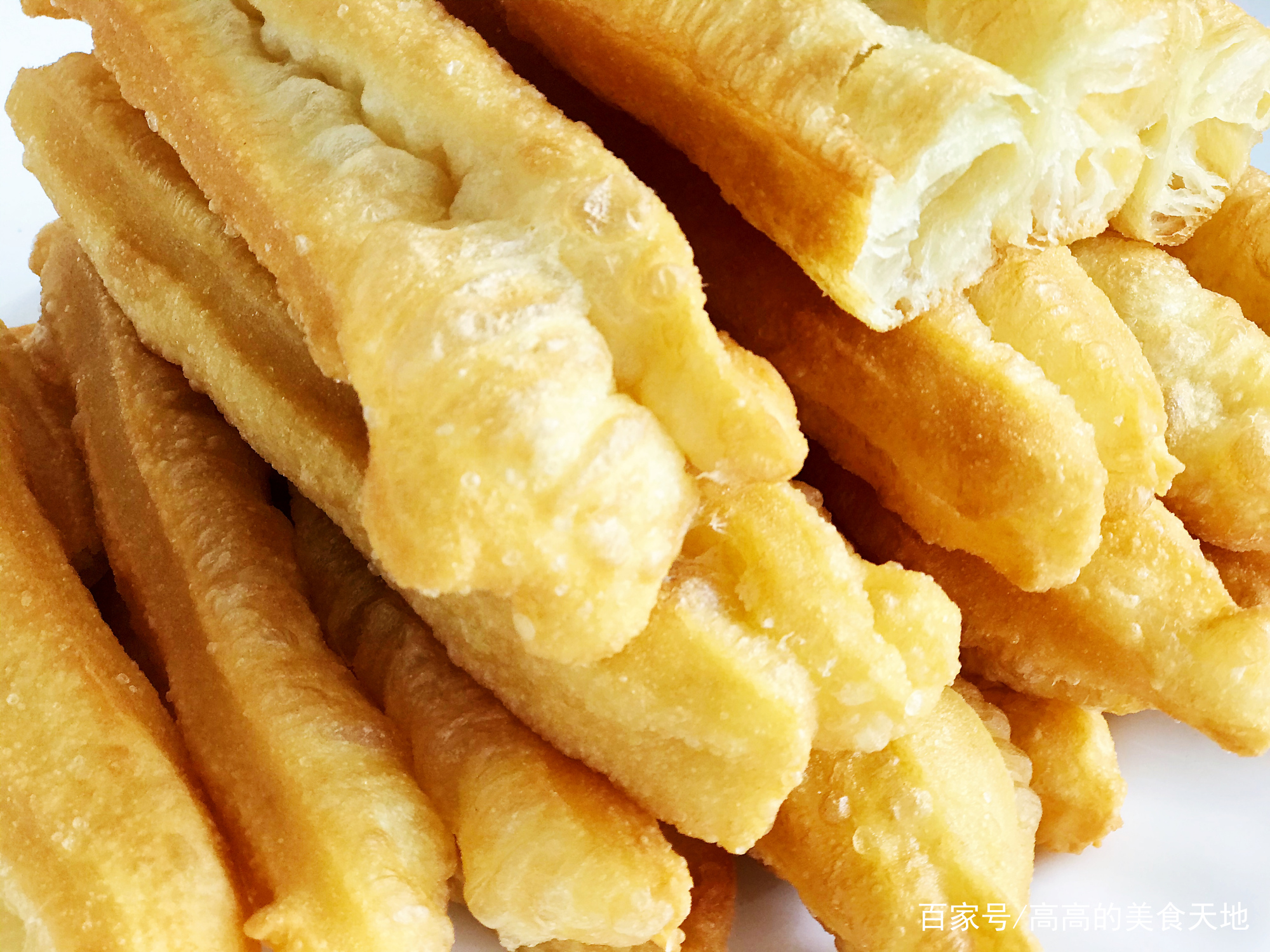 花1000学的炸油条做法,香酥油条配方和制作方法
