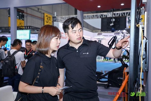 体博会最新健身产品,体博会展会柜台