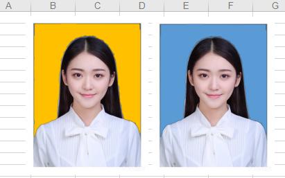 2007excel证件照换底色,excel证件照换底色后怎么导出照片