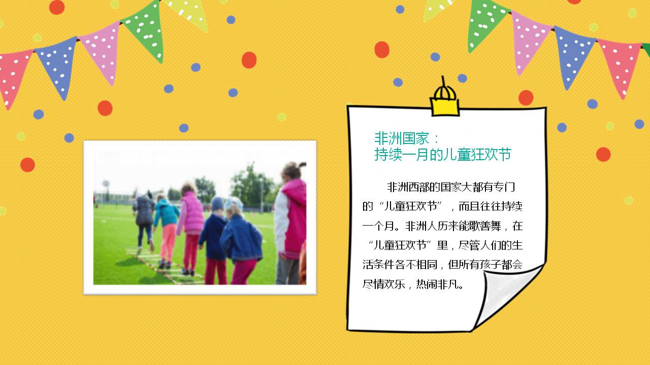 关于六一儿童节来历的ppt模板,六一儿童节的来历ppt