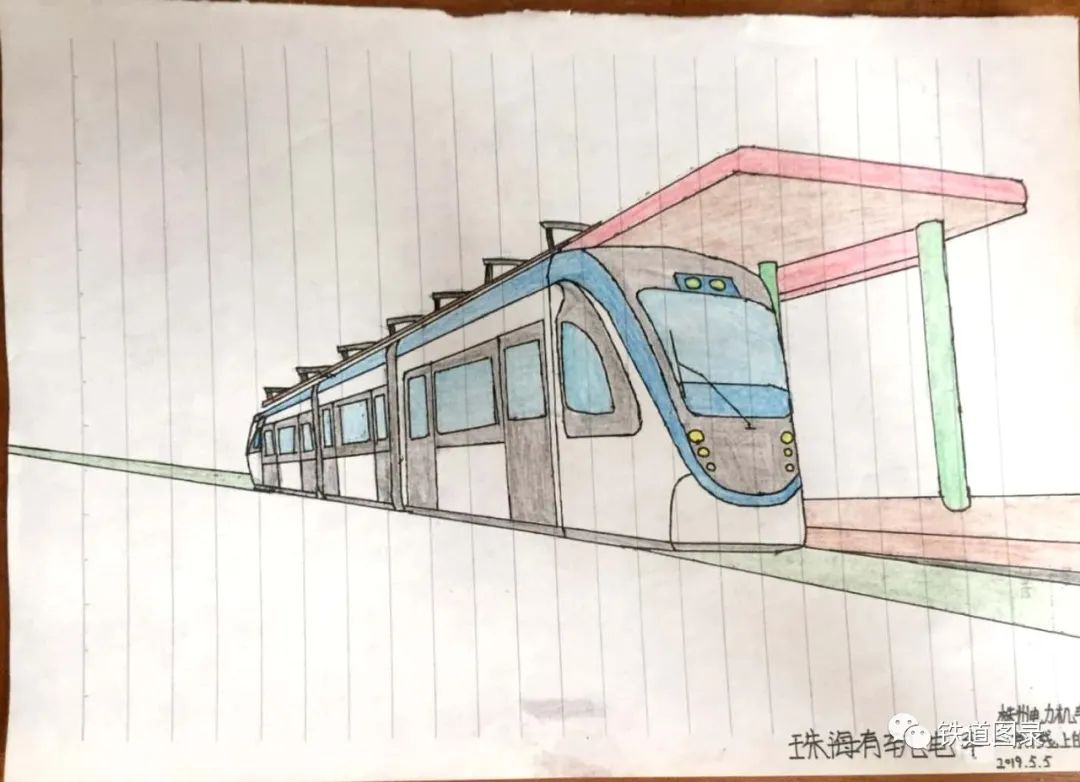 铁路人文：手绘火车