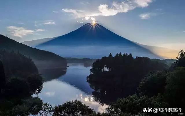 日本大和县旅游景点,日本富士山旅景
