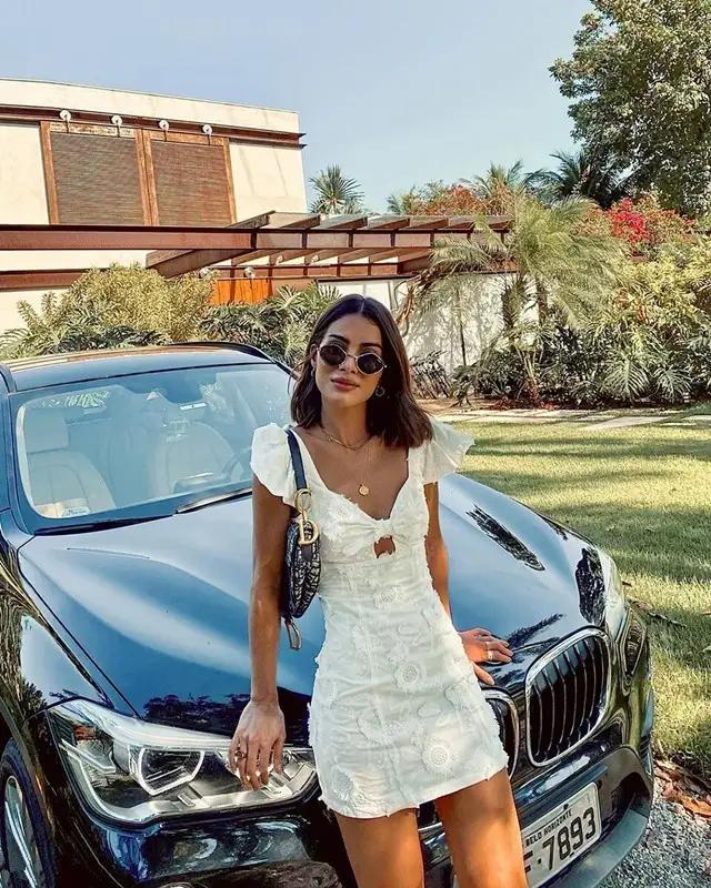 金素妍什么身材,金素妍穿绿色长裙