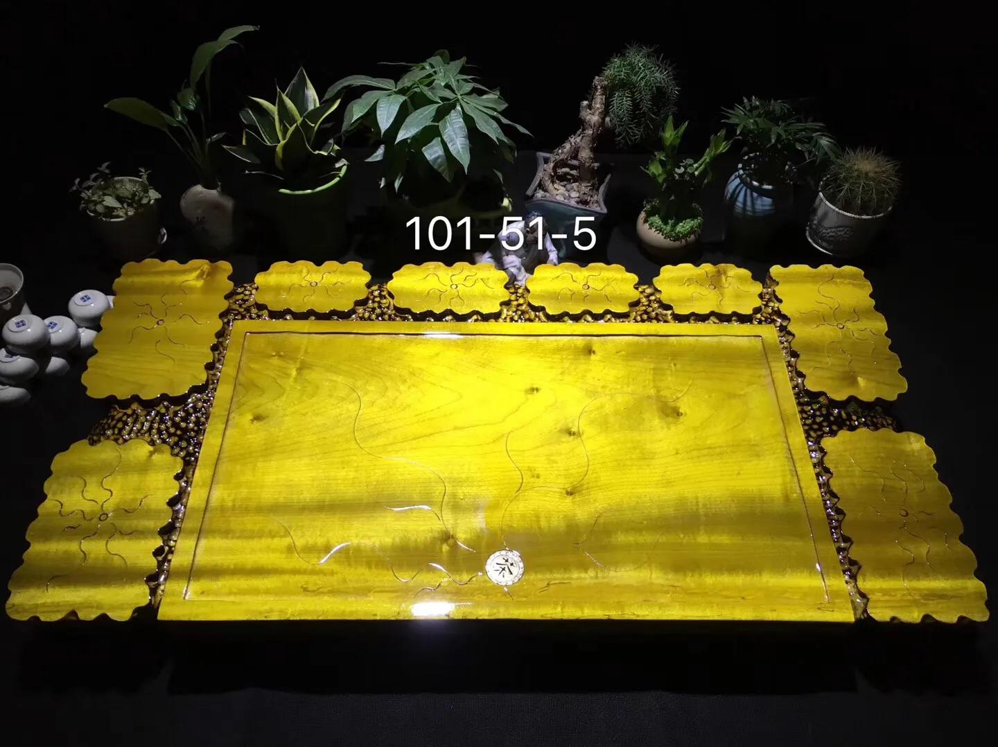 实木根雕金蟾茶盘,黄金樟实木茶盘