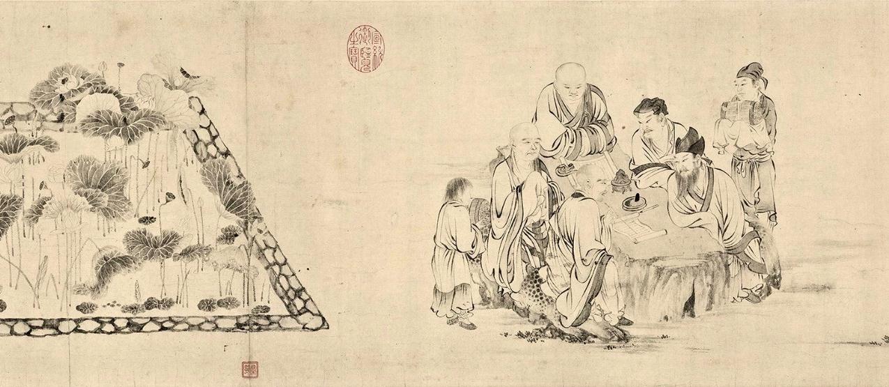 1600年前庐山白莲结社的传说和图像：从虎溪三笑的文化寓意谈起