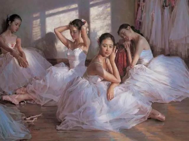 他偷看老婆同事跳舞25年，画下这曼妙的人体油画，还卖了1200万