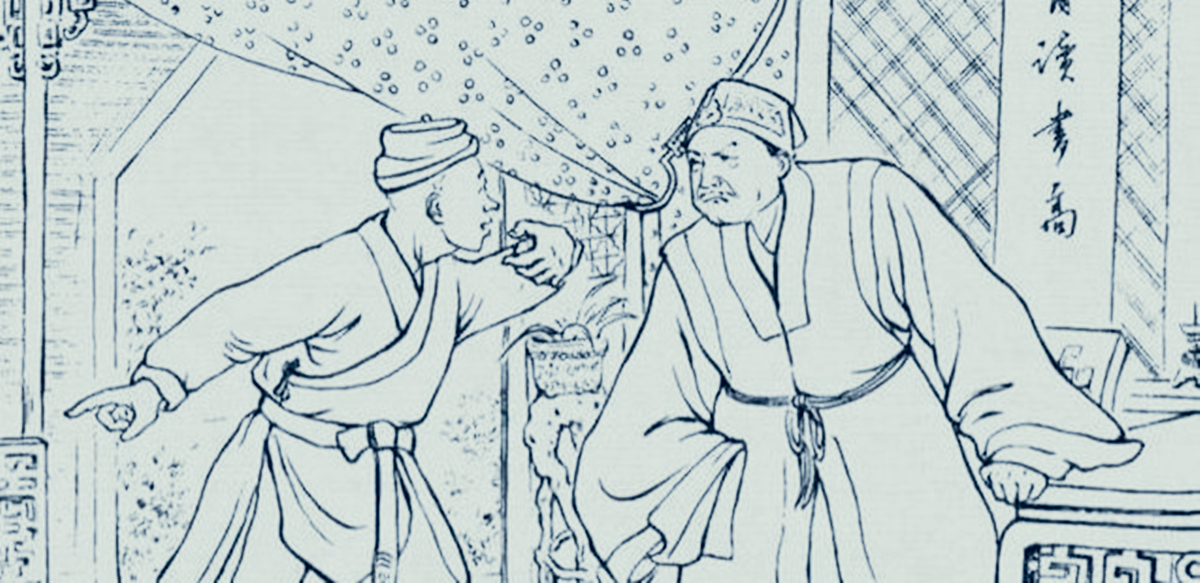 民间故事：鬼子上门要花姑娘，老爷不肯交死了，躲着的家丁怒了