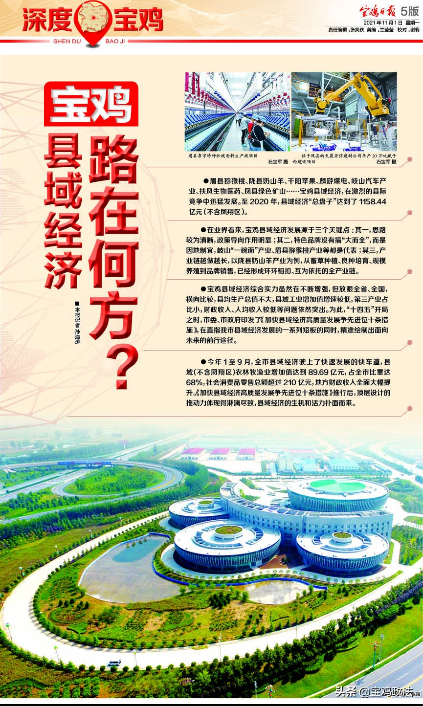 宝鸡县域经济高质量发展论坛,宝鸡市各县2019经济状况