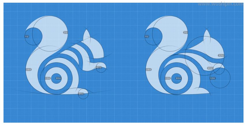 uc浏览器橙色和蓝色图标有区别吗,uc浏览器logo为什么是松鼠