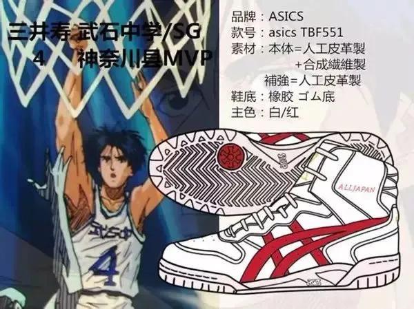 灌篮高手中明星们都穿过哪些球鞋,灌篮高手最帅球鞋