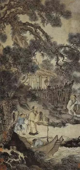 明代夏芷国画山水作品高清大图,明代100幅山水精品赏析第二辑