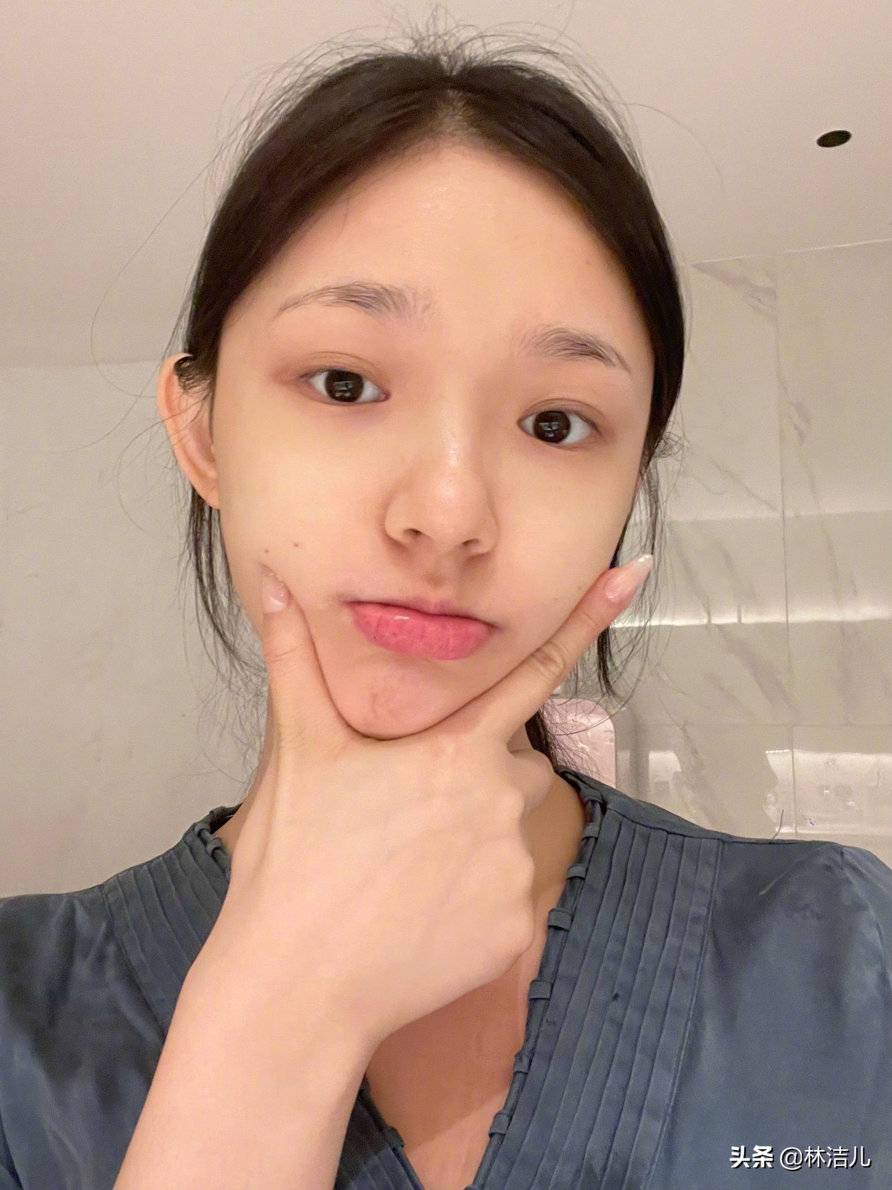 鞠婧祎怎样皮肤紧致没有皱纹,鞠婧祎底妆无美颜无滤镜