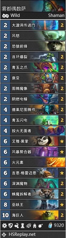 《炉石传说》最前线：雾都战队的狂野月报——混乱之治