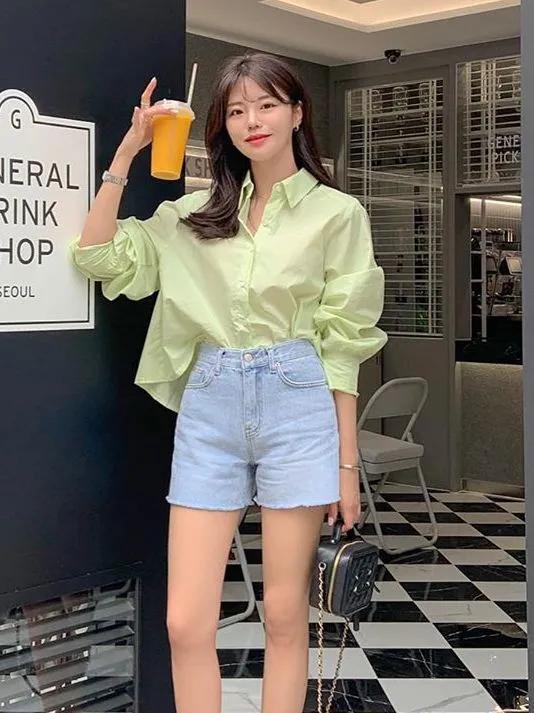 搭配参考极简风韩系穿搭,韩系穿搭150显高显气质