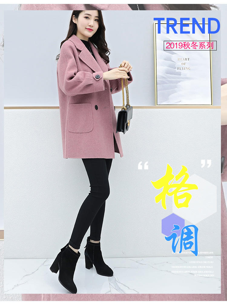 呢子韩版双面大衣旗舰店,女童呢子大衣韩版爆款