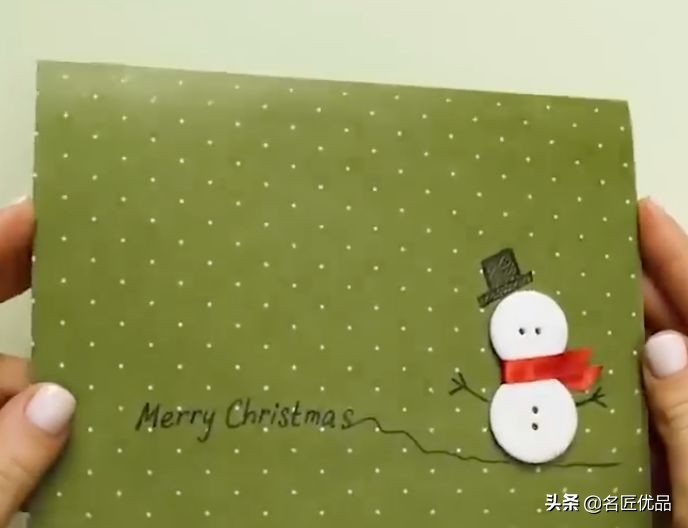 圣诞节手工礼物制作圣诞卡,2020年最火的简单易学的圣诞手工