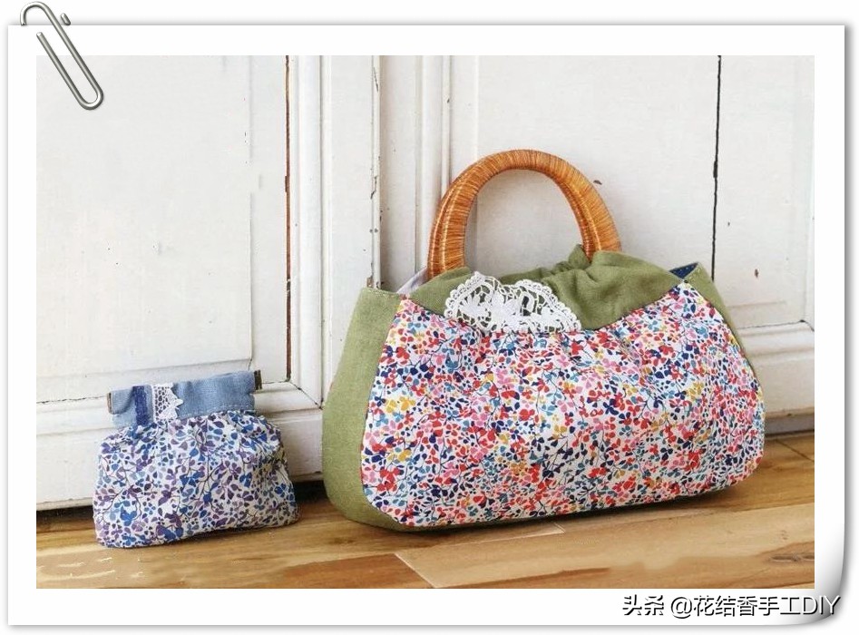 布艺手工：20款简单的拼布包，都能自己做，附4款裁剪图