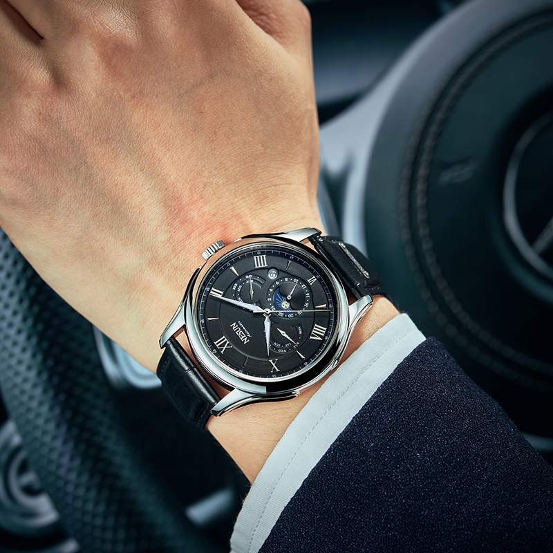 豪伦诗和尼尚手表,尼尚手表自动男表990