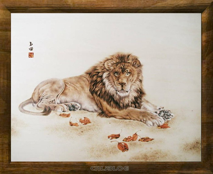 教你画画侧脸,烙画美图