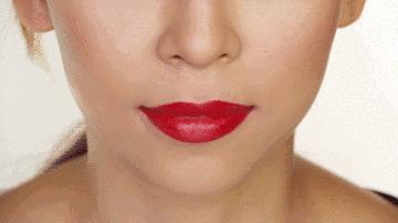 快来学这4个涂口红的小技巧,30秒0基础学会有效涂口红
