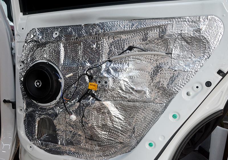 全新胜达音响改装,现代胜达改装旋转高音