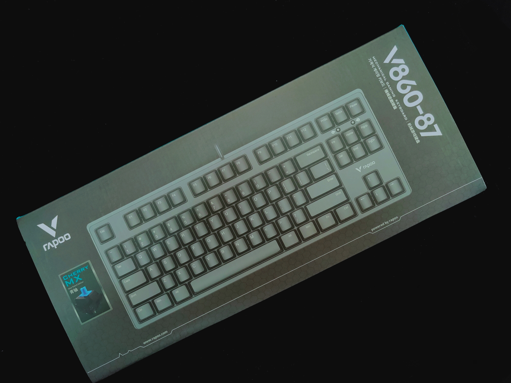 雷柏v860-104机械键盘体验,200元的cherry