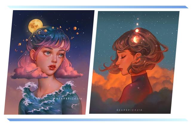 创意爱心插画素材,插画大全100张