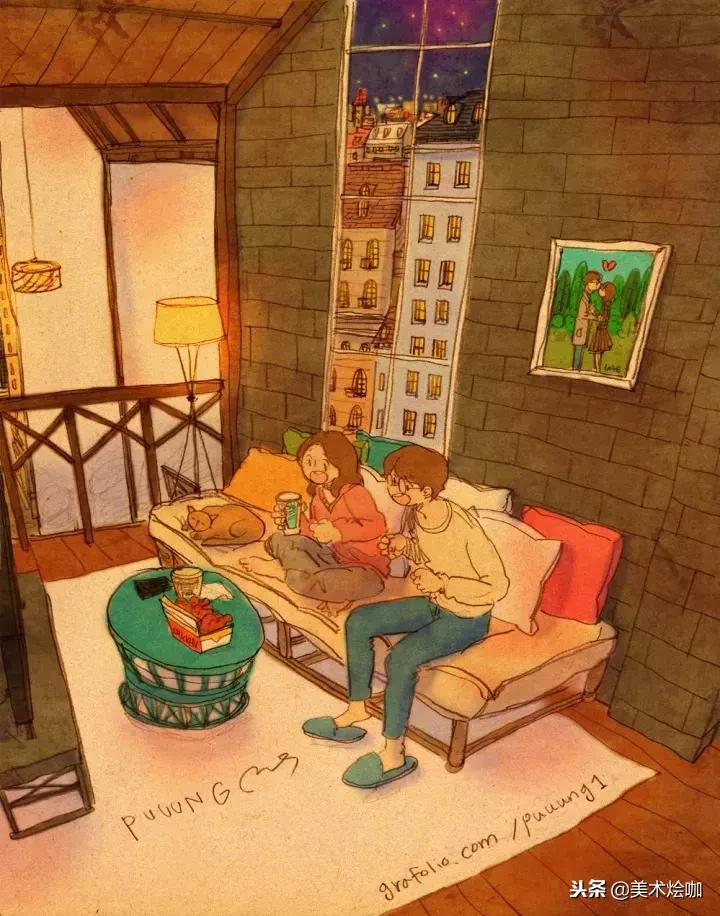 少女心爆棚的唯美插画,软萌插画清新少女心