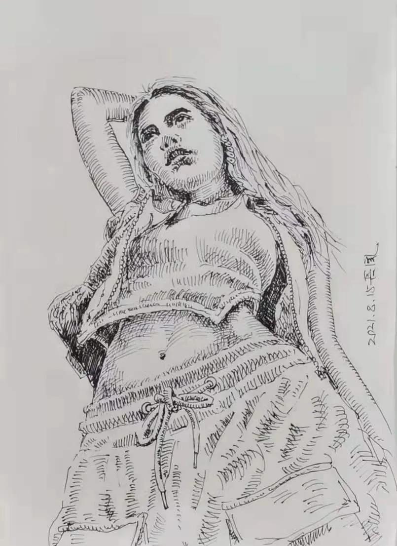 画吧画友作品欣赏,幸福原创画作品