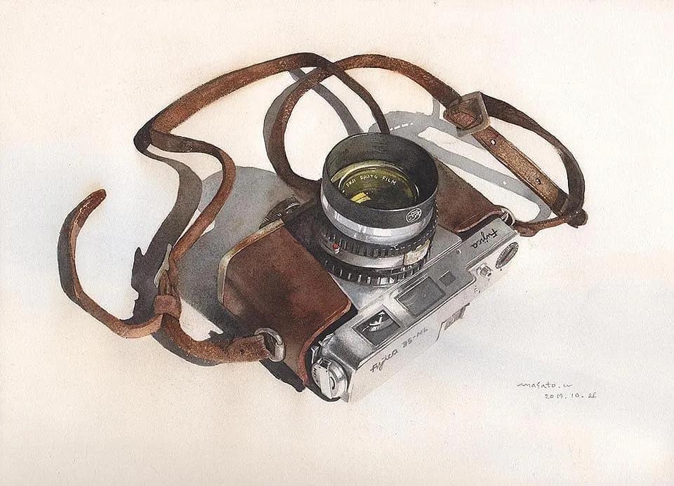 水彩大师笔下的花卉,简单唯美的水彩花卉