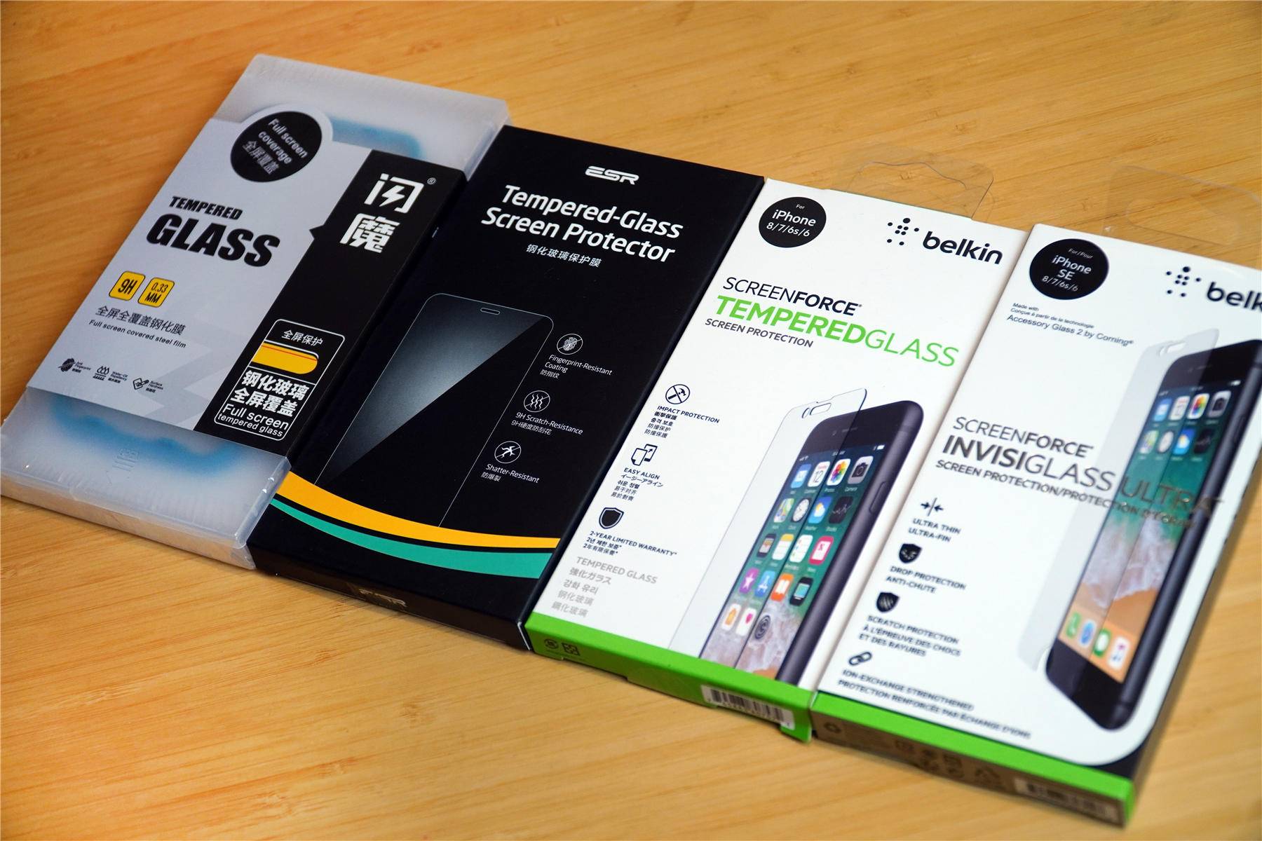 各大品牌钢化膜对比,六款公认最好的钢化膜