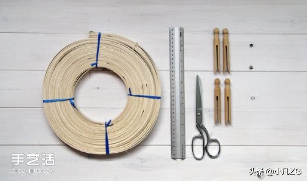 diy藤编收纳筐教程,长方形藤编收纳筐教程