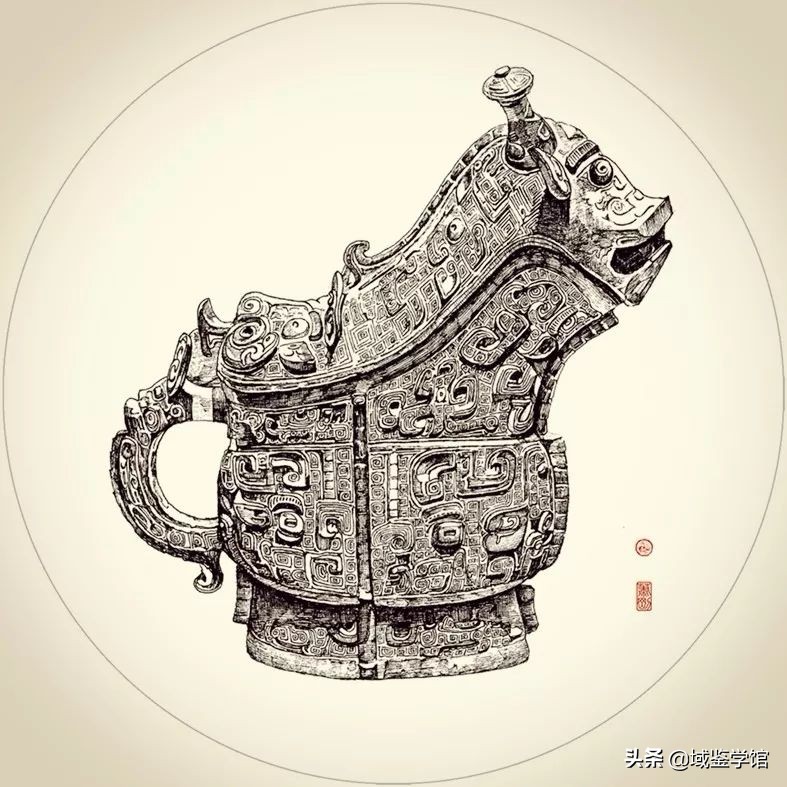 另类钢笔手绘,钢笔速写古建风景