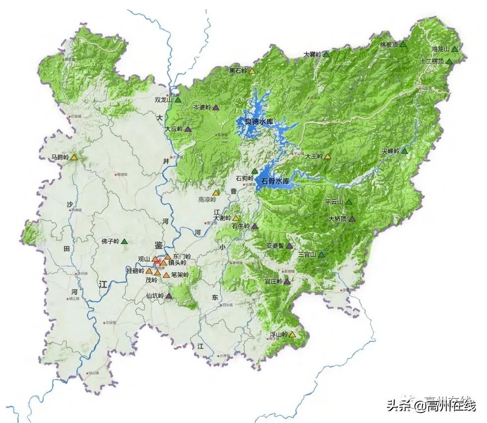 高州城市最新规划图,高州市行政地图最新版